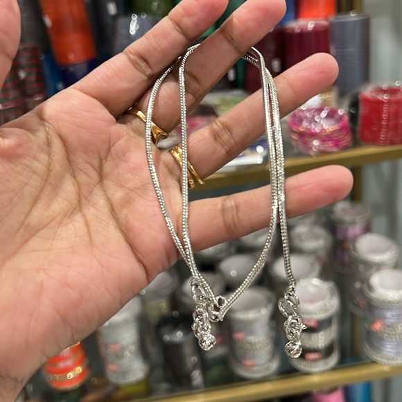 Silver ankle bracelet - Picture 3 of 3